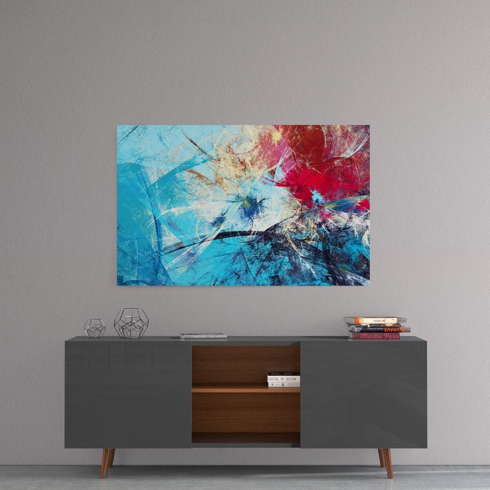 Artronauts Art Clearance T. Abstract Blue & Red