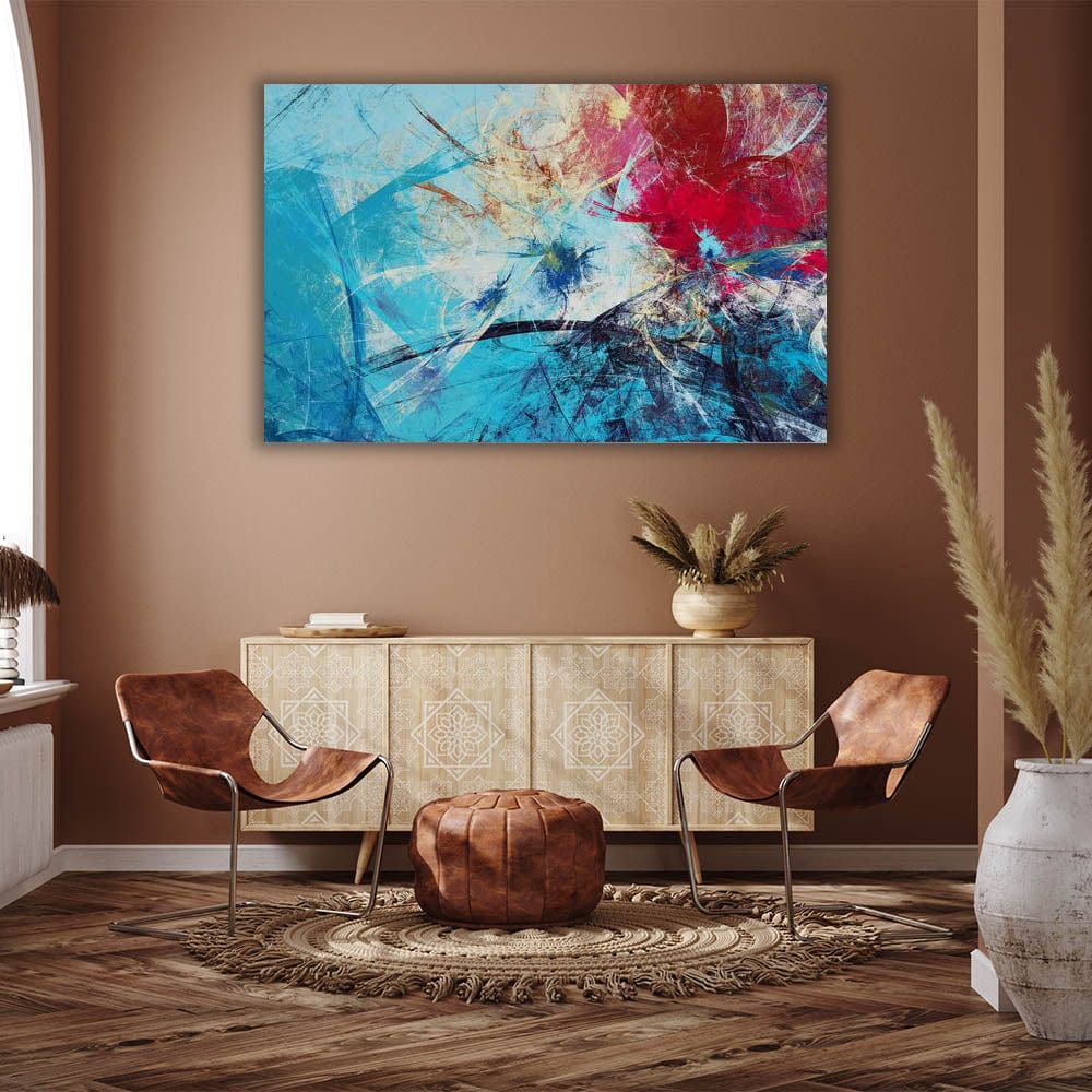 Artronauts Art Clearance T. Abstract Blue & Red