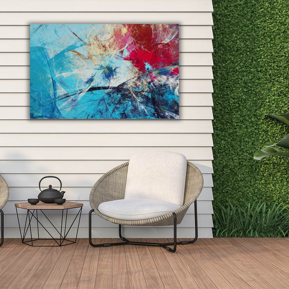 Artronauts Art Clearance T. Abstract Blue & Red