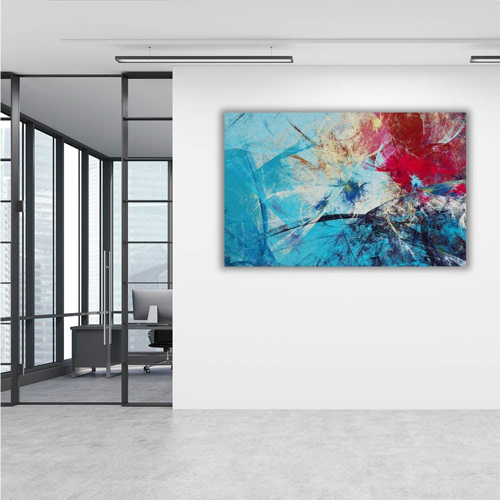 Artronauts Art Clearance T. Abstract Blue & Red