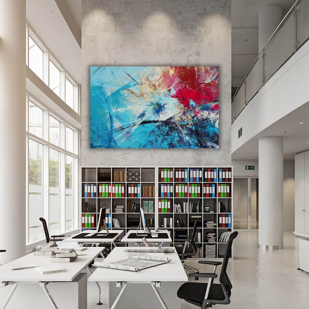 Artronauts Art Clearance T. Abstract Blue & Red