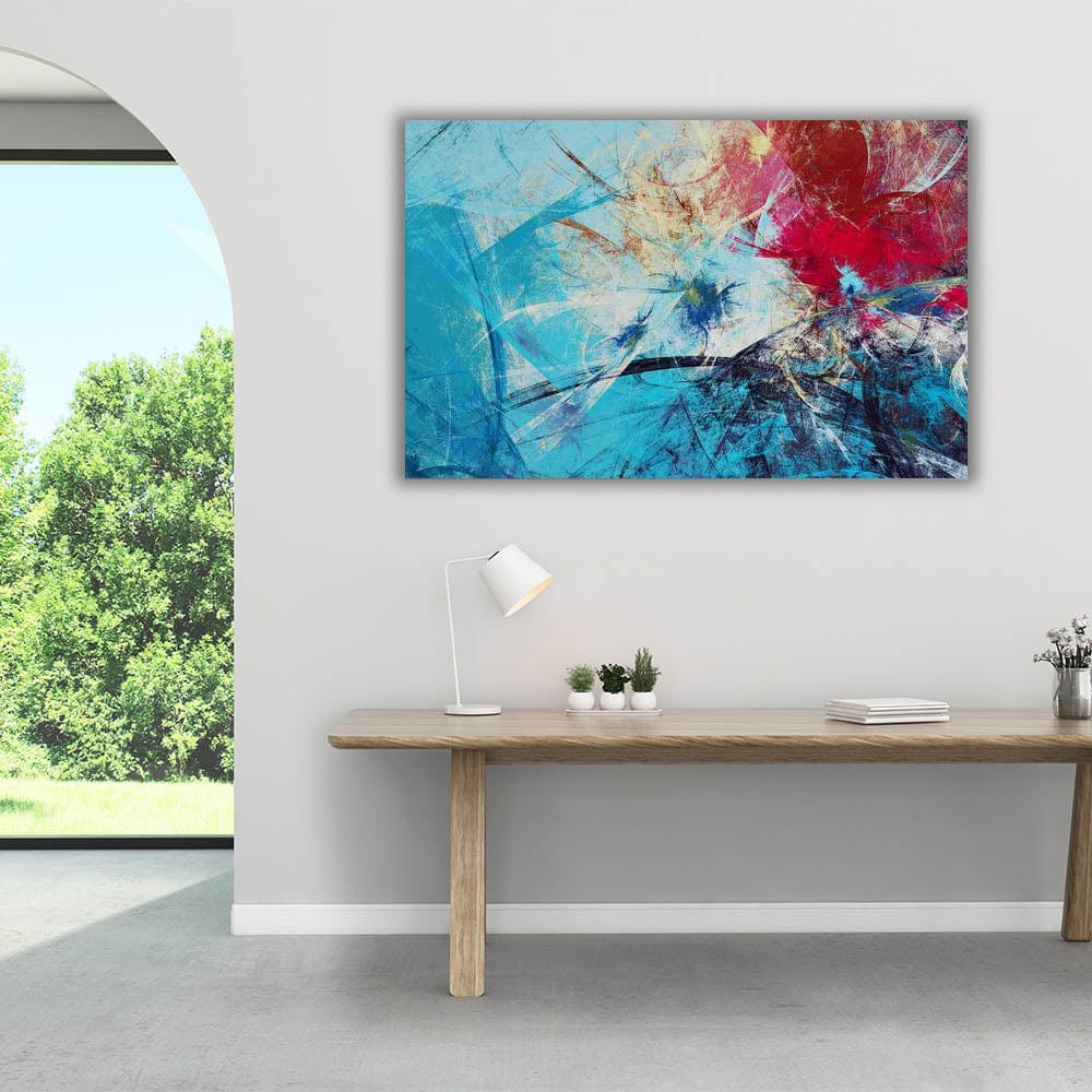 Artronauts Art Clearance T. Abstract Blue & Red