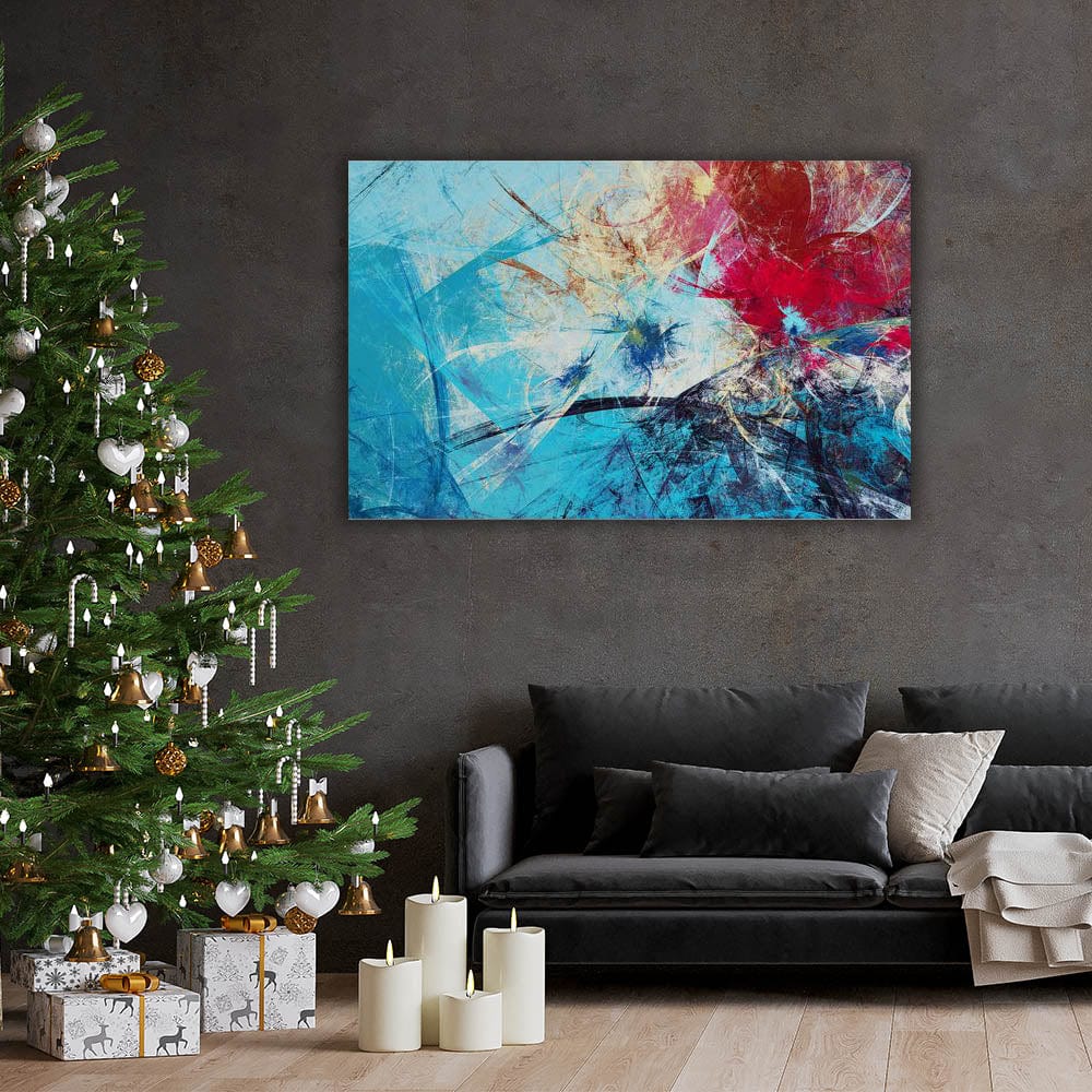 Artronauts Art Clearance T. Abstract Blue & Red