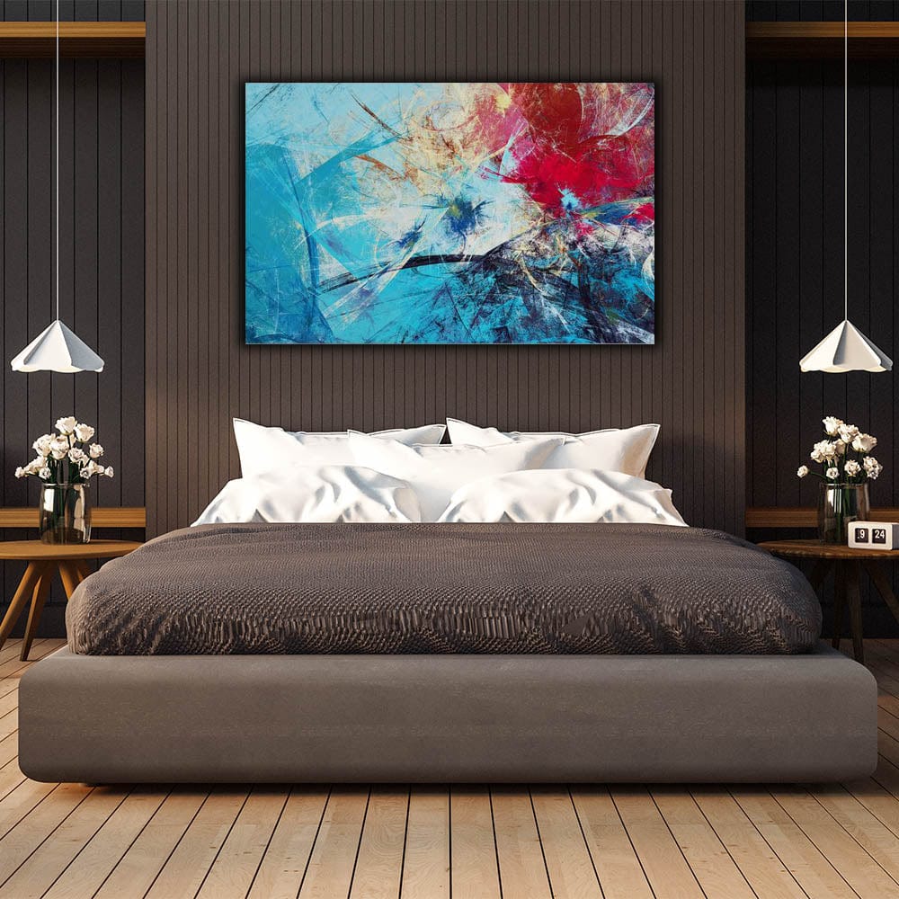 Artronauts Art Clearance T. Abstract Blue & Red