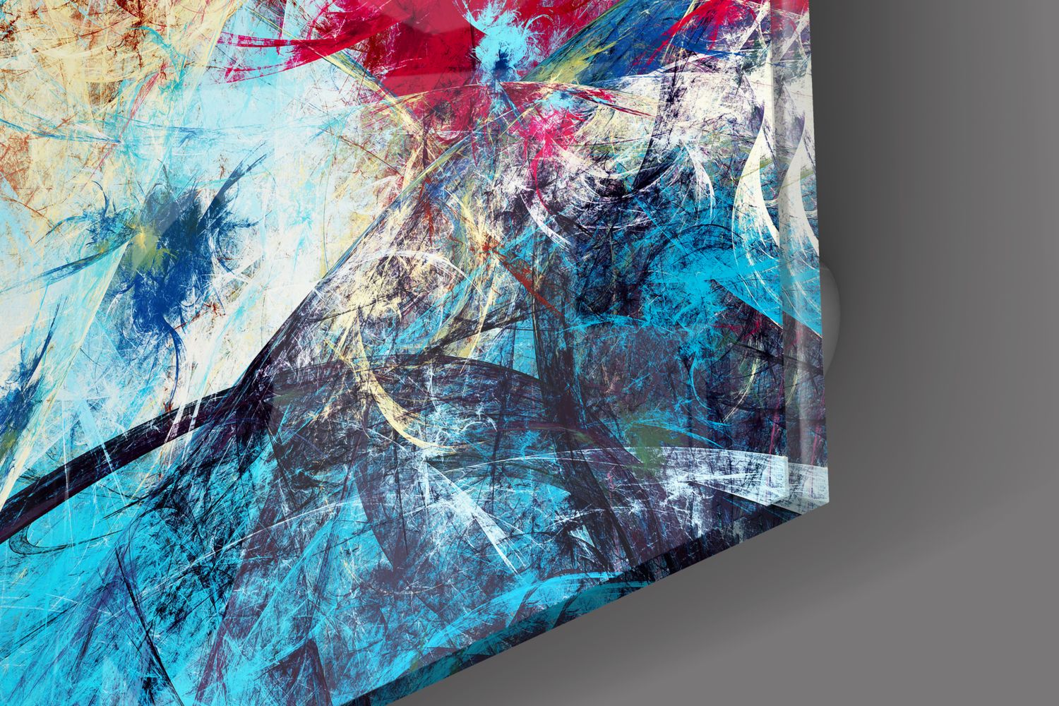 Abstract Blue & Red