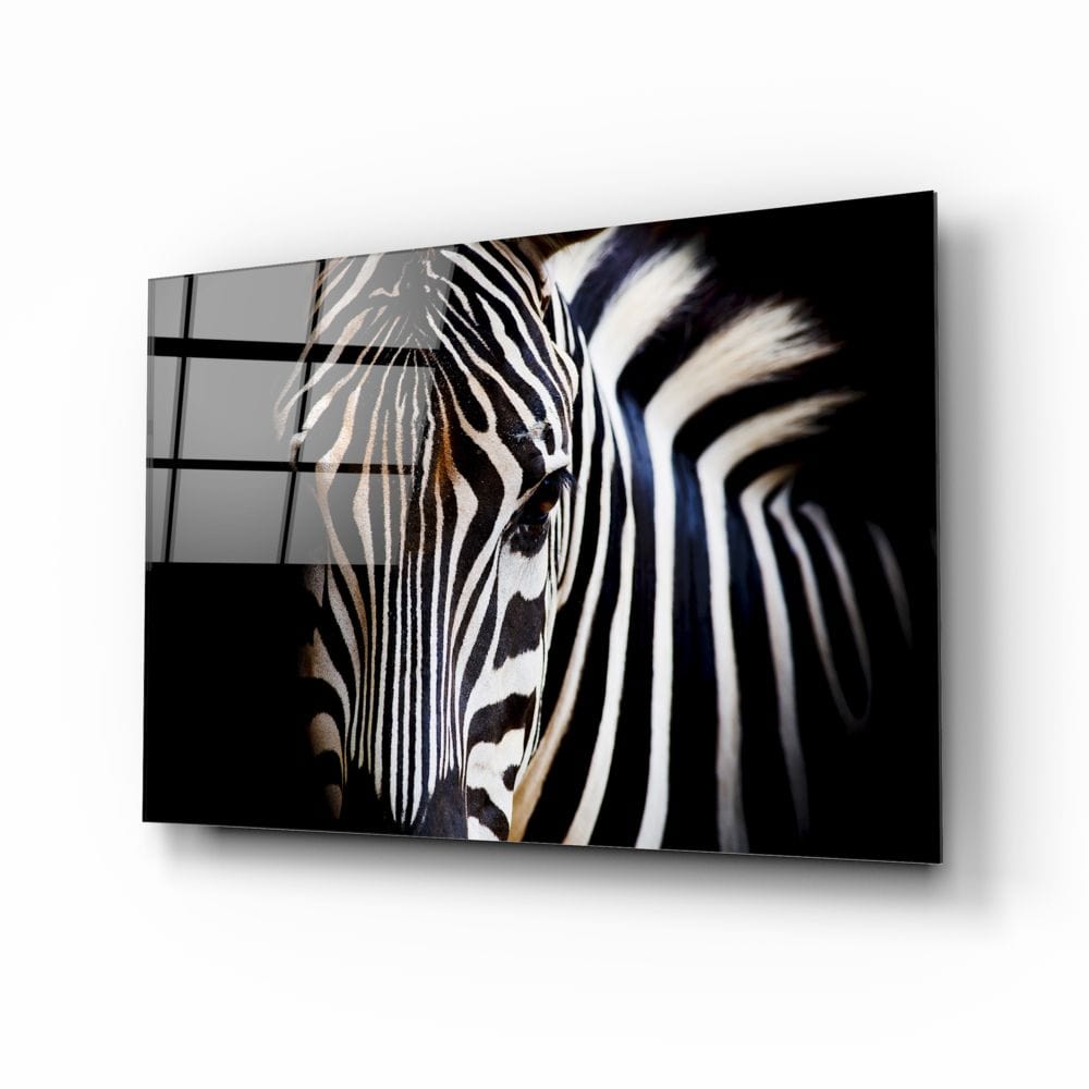 Artronauts Glass Print Zebra