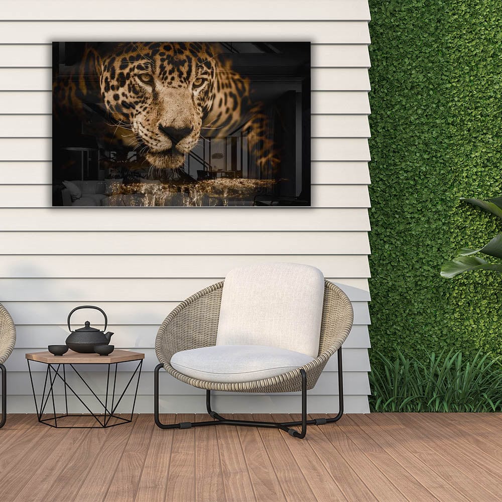 Artronauts Glass Print Leopard II