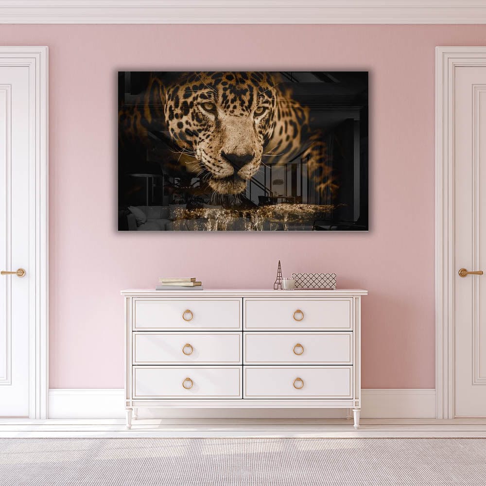 Artronauts Glass Print Leopard II
