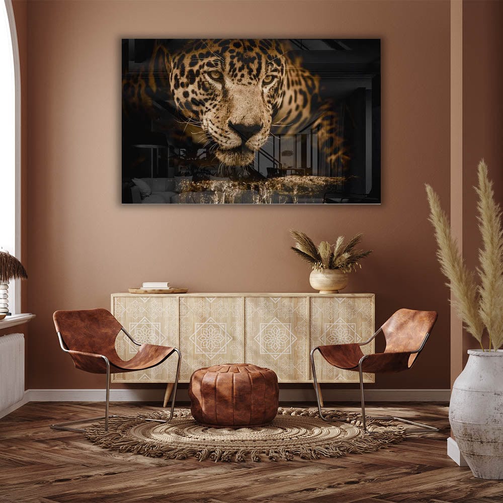 Artronauts Glass Print Leopard II