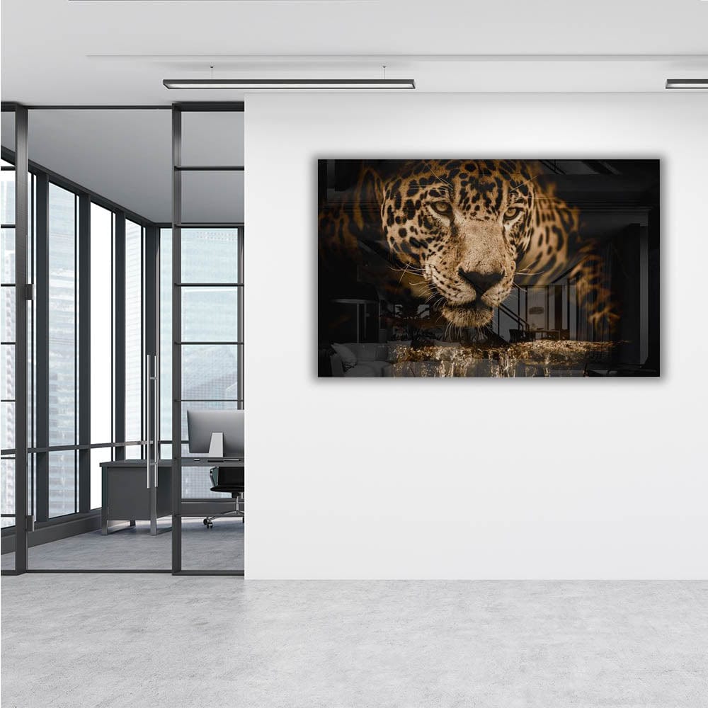Artronauts Glass Print Leopard II