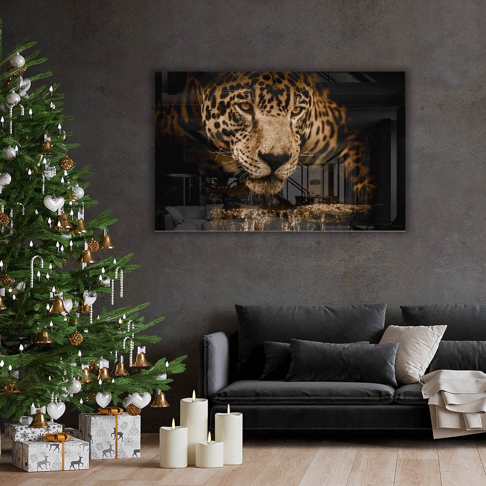 Artronauts Glass Print Leopard II