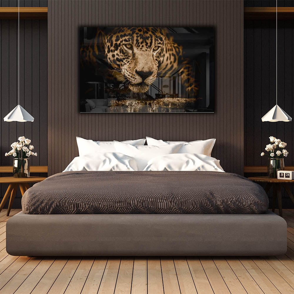 Artronauts Glass Print Leopard II