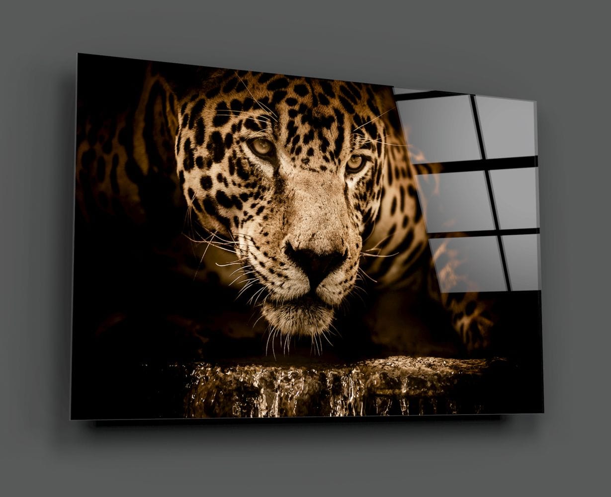 Artronauts Glass Print Leopard II