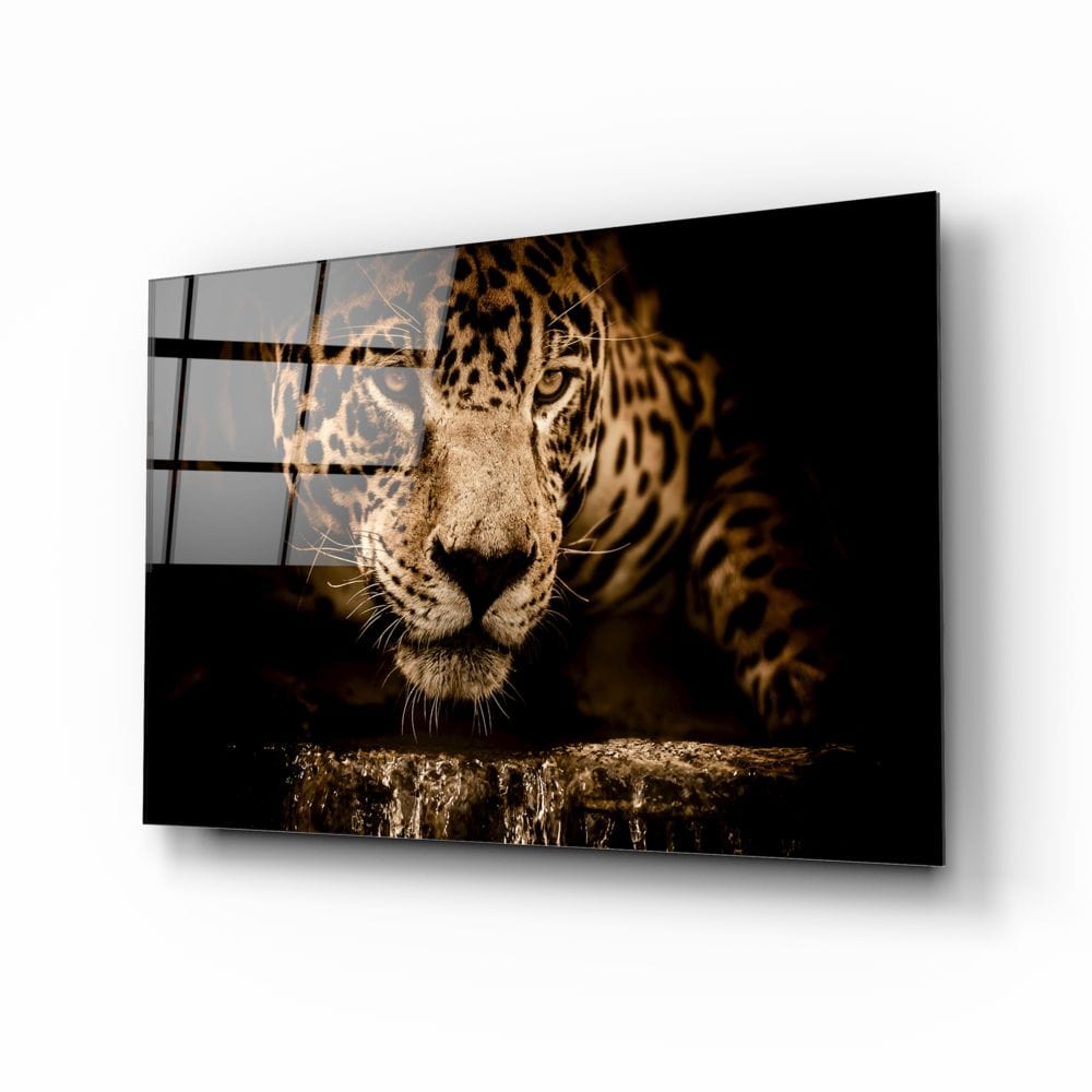 Artronauts Glass Print Leopard II