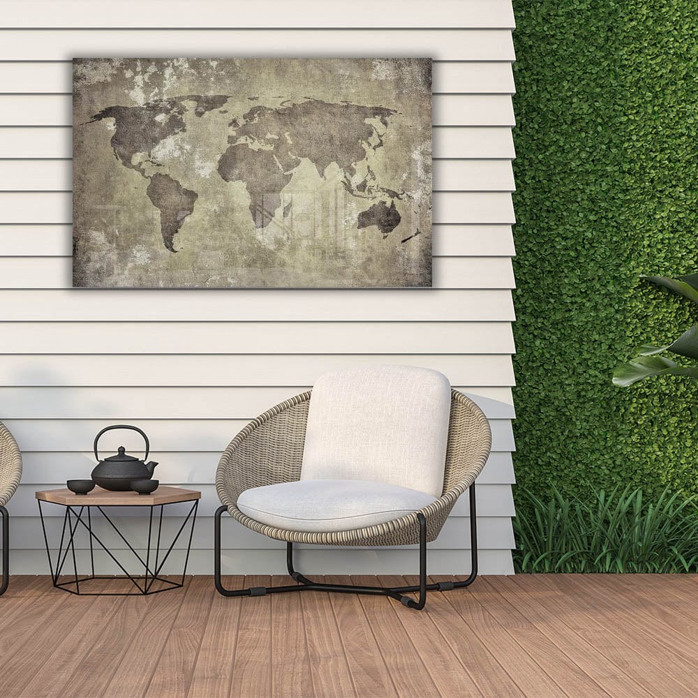 Artronauts Clearance T. Beige World Map