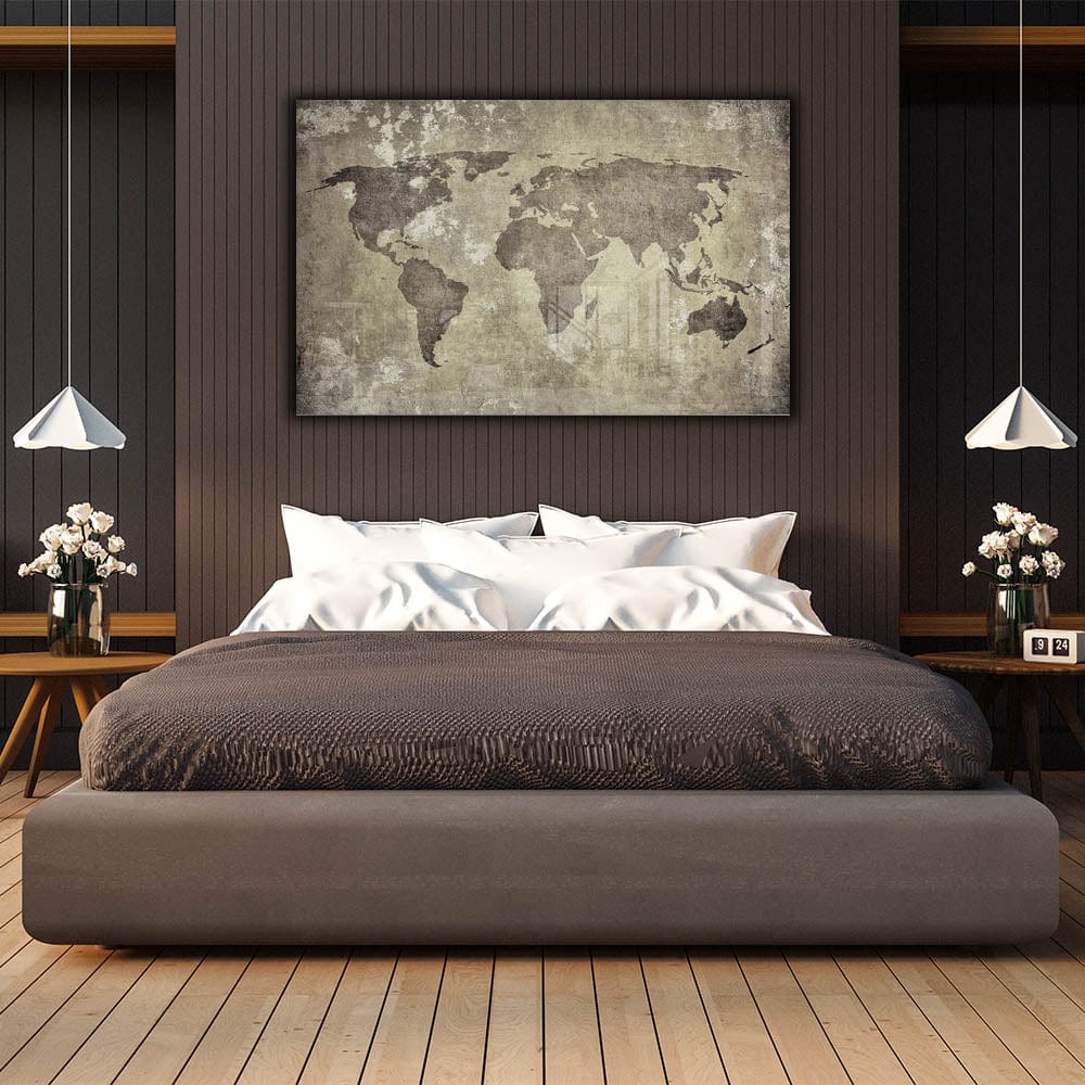 Artronauts Clearance T. Beige World Map