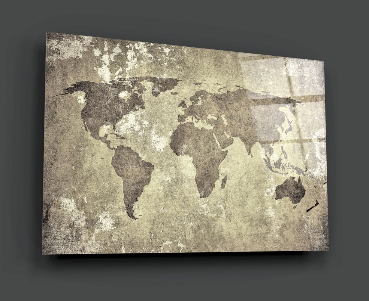 Artronauts Clearance T. Beige World Map