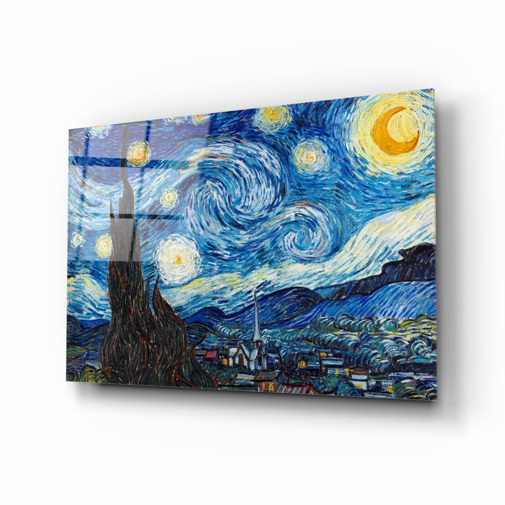 Artronauts Glass Print The Starry Night