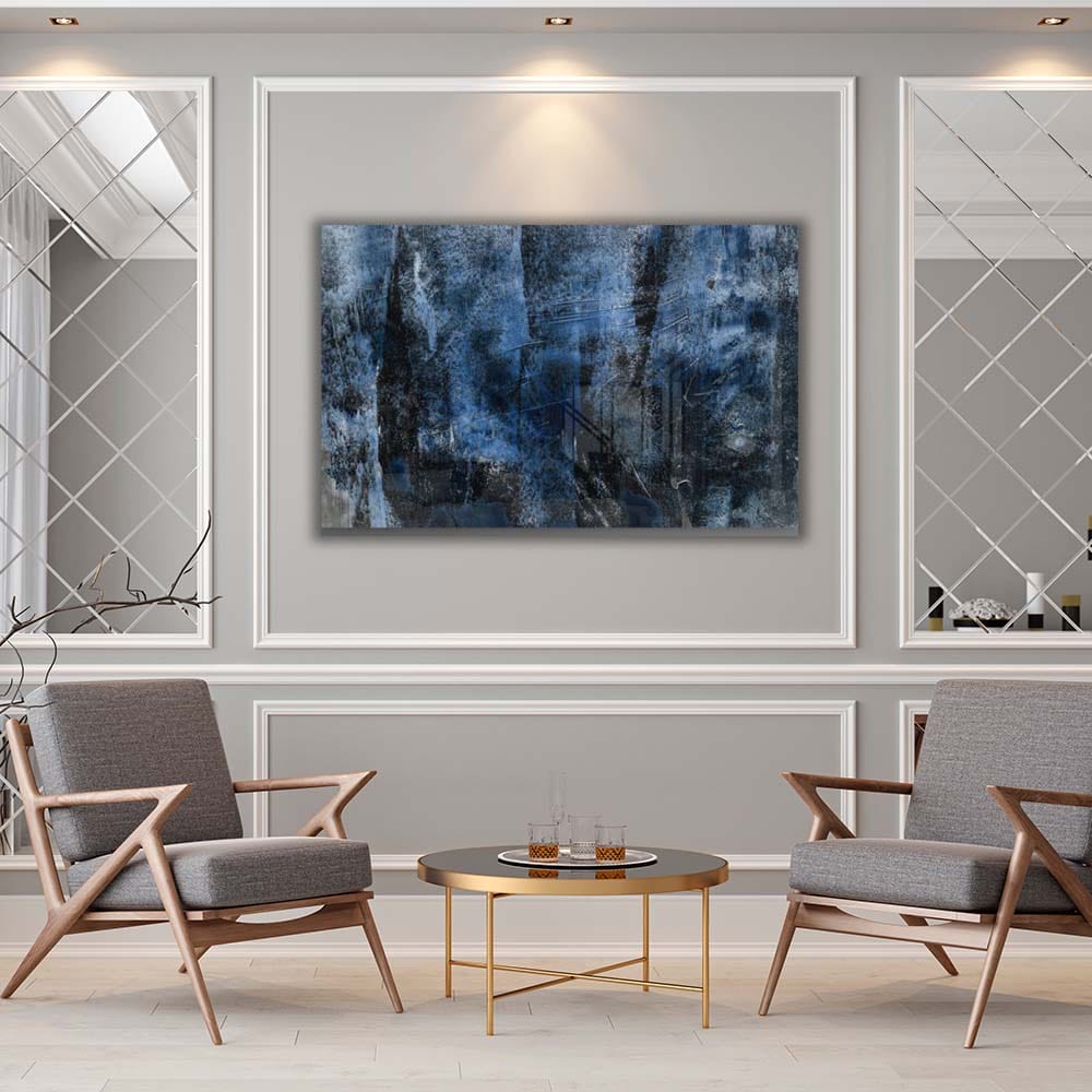 Artronauts Art Clearance T. Abstract Black & Blue