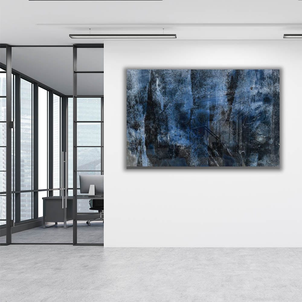 Artronauts Art Clearance T. Abstract Black & Blue