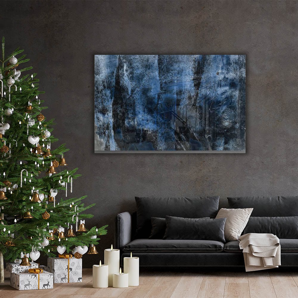 Artronauts Art Clearance T. Abstract Black & Blue