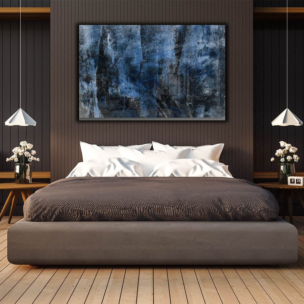 Artronauts Art Clearance T. Abstract Black & Blue