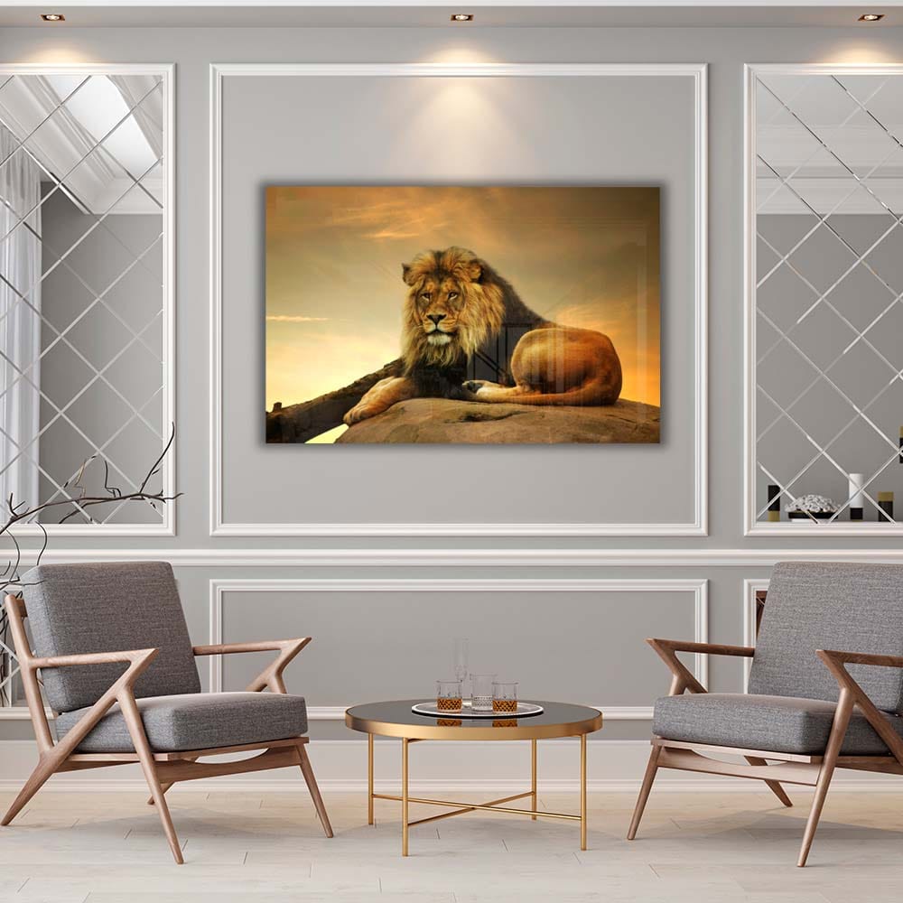 Artronauts Art Glass Print Lion King