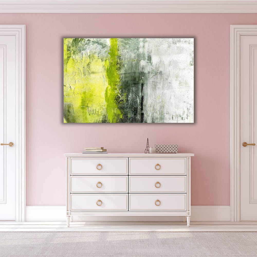 Artronauts Art Clearance T. Pistachio Green Abstract