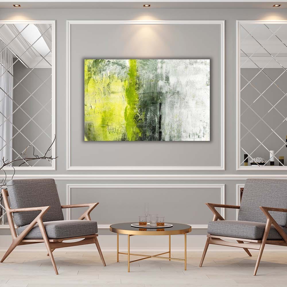 Artronauts Art Clearance T. Pistachio Green Abstract