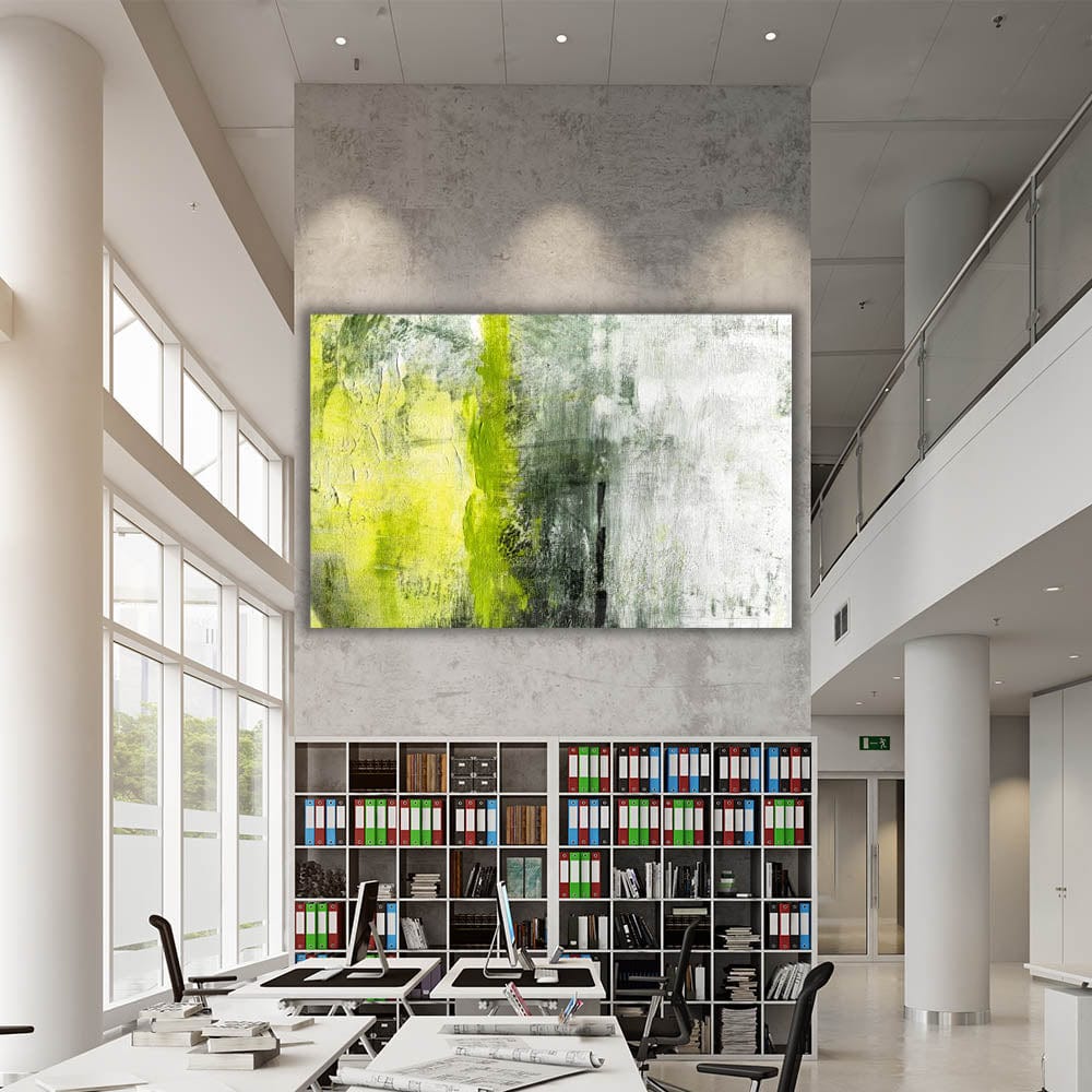 Artronauts Art Clearance T. Pistachio Green Abstract