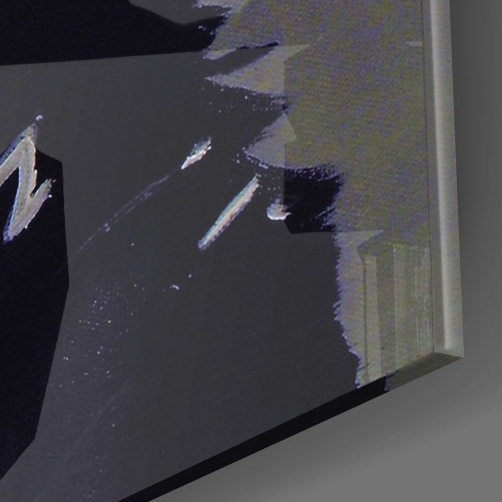 Artronauts Glass Print Banksy Thinking Chimp w Headphones