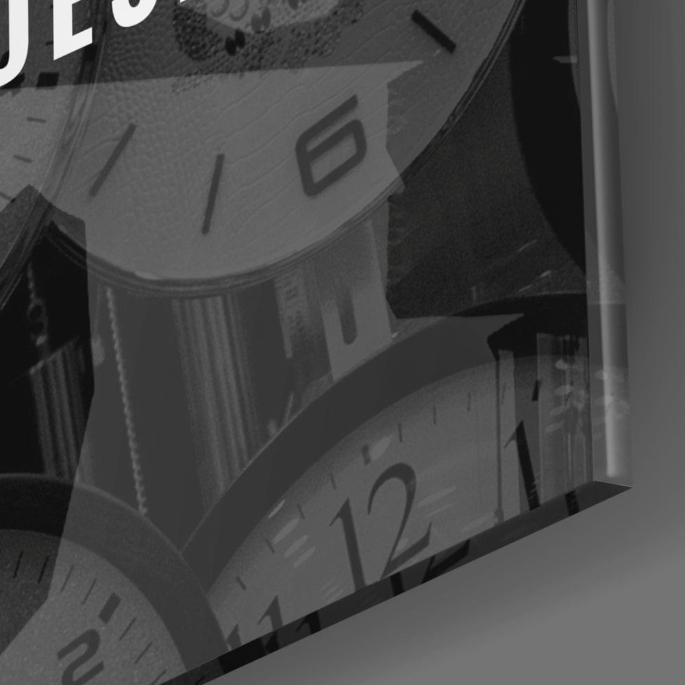 Artronauts Art Glass Print Don't Watch The Clock