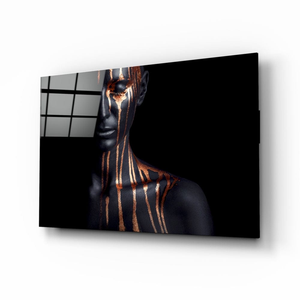 Artronauts Art Clearance T. Black - Gold Woman