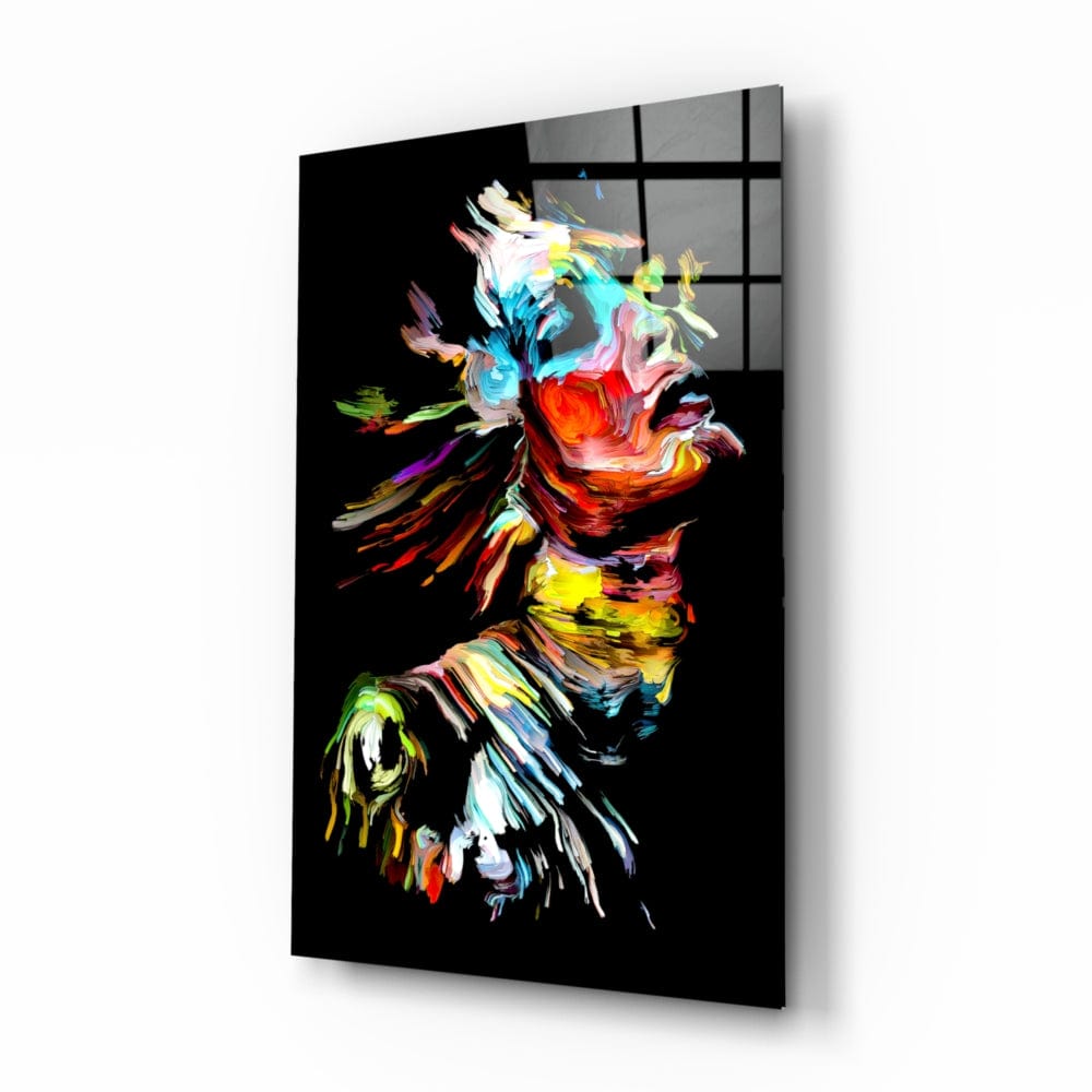 Artronauts Art Clearance T. Colourful Abstract Portrait II