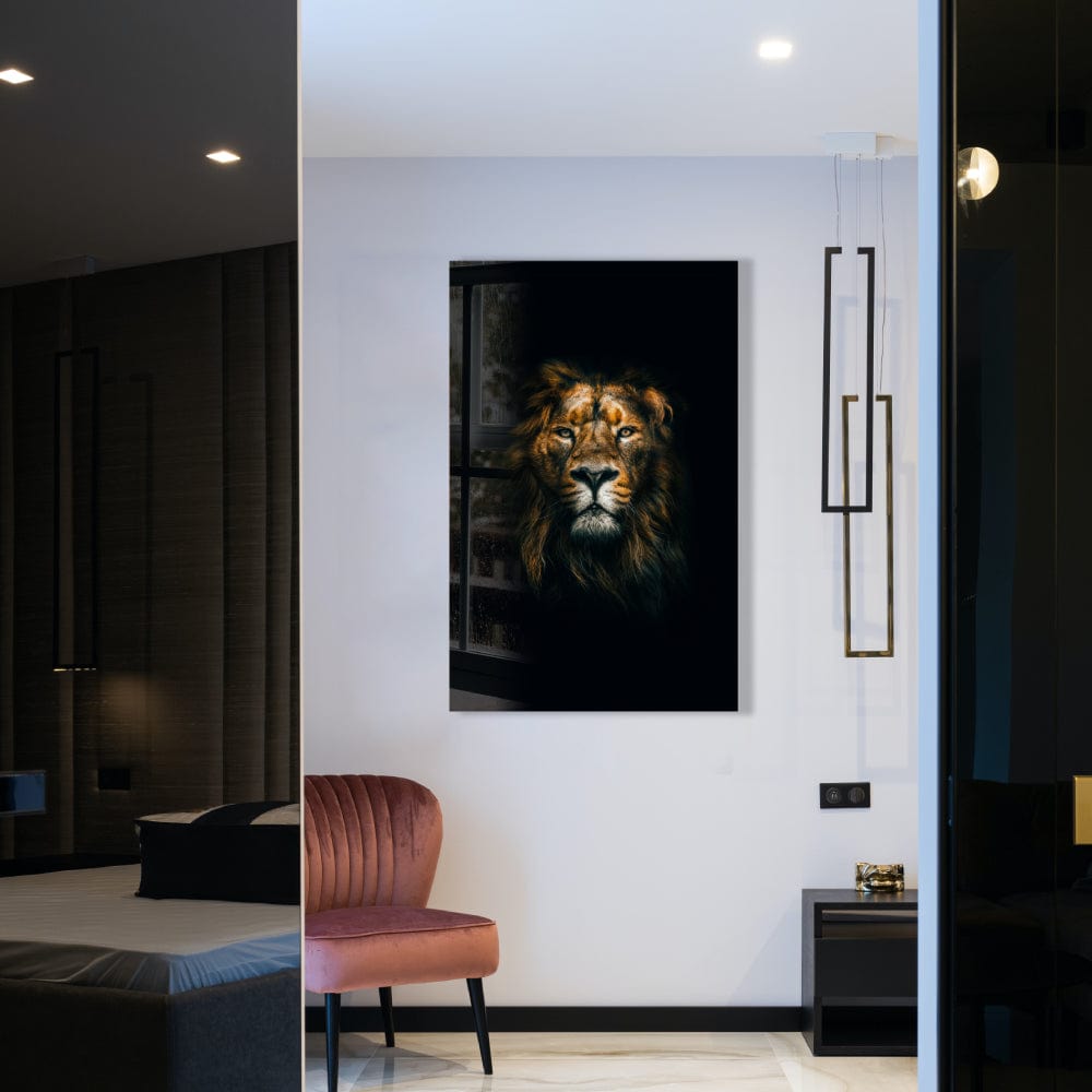 Artronauts Art Glass Print Royal Lion