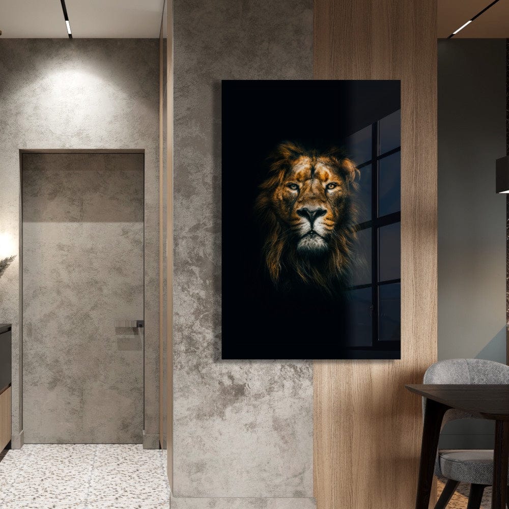 Artronauts Art Glass Print Royal Lion