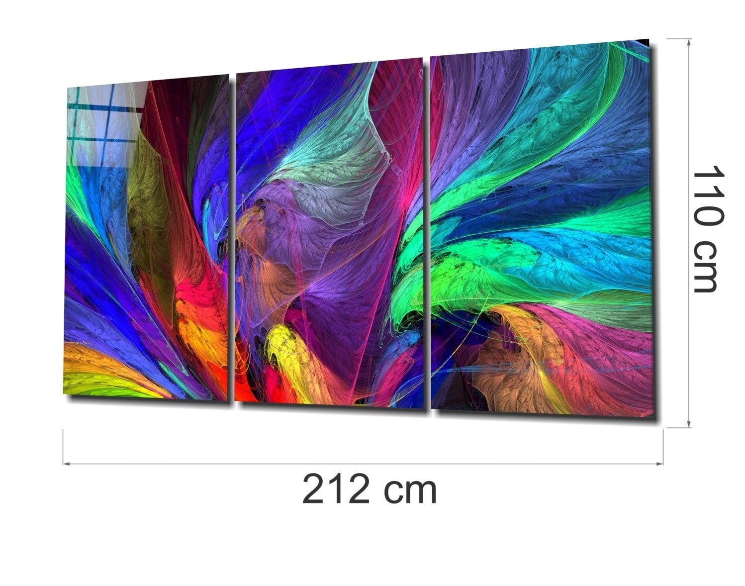 Artronauts Art Glass Print Harmony - Trinity