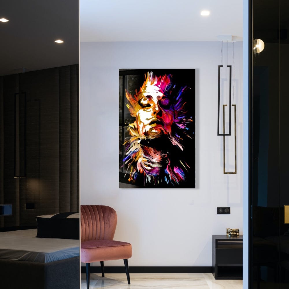 Artronauts Art Clearance T. Colourful Abstract Portrait