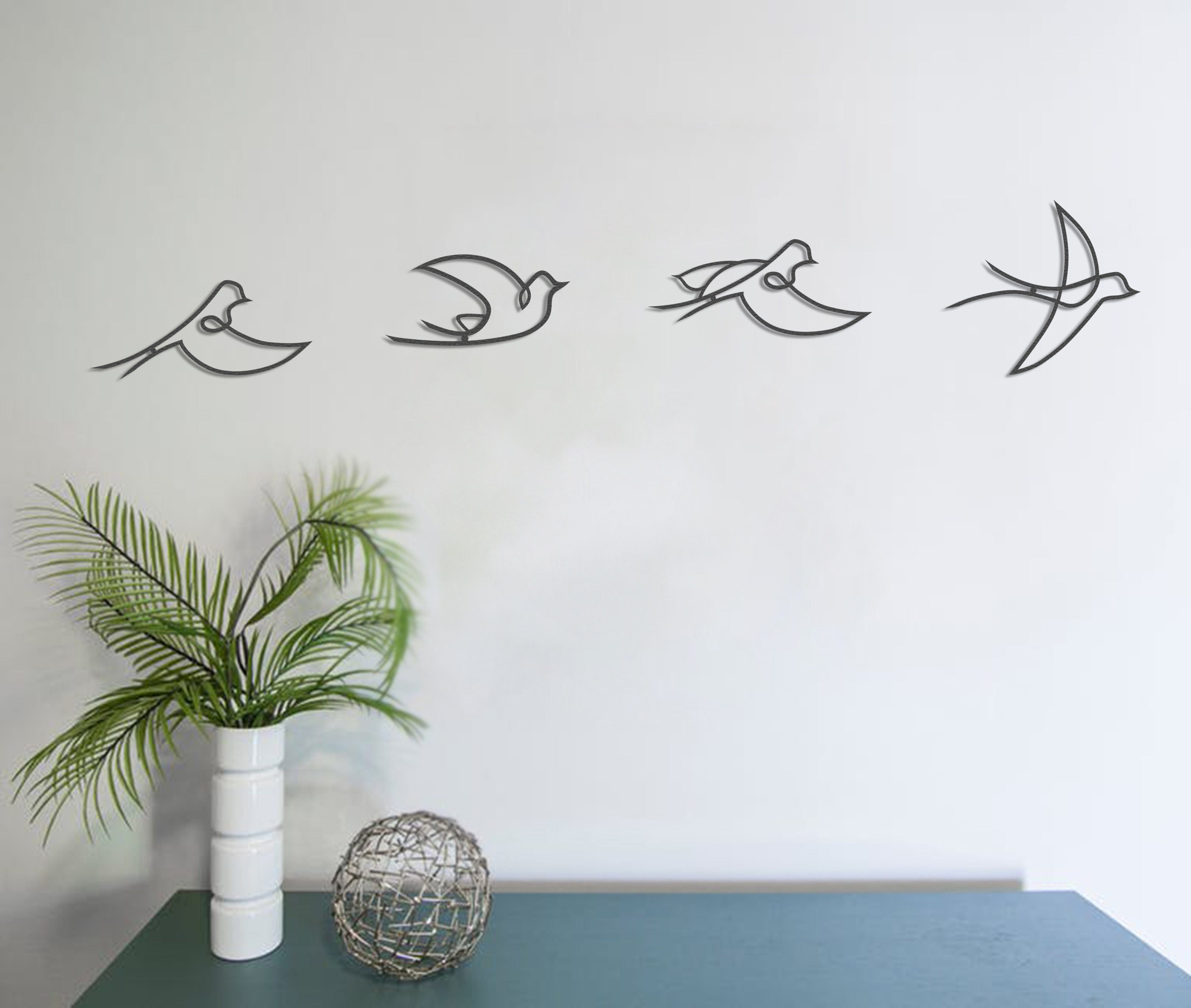 Artronauts Art Metal Wall Arts Flying Birds Metal
