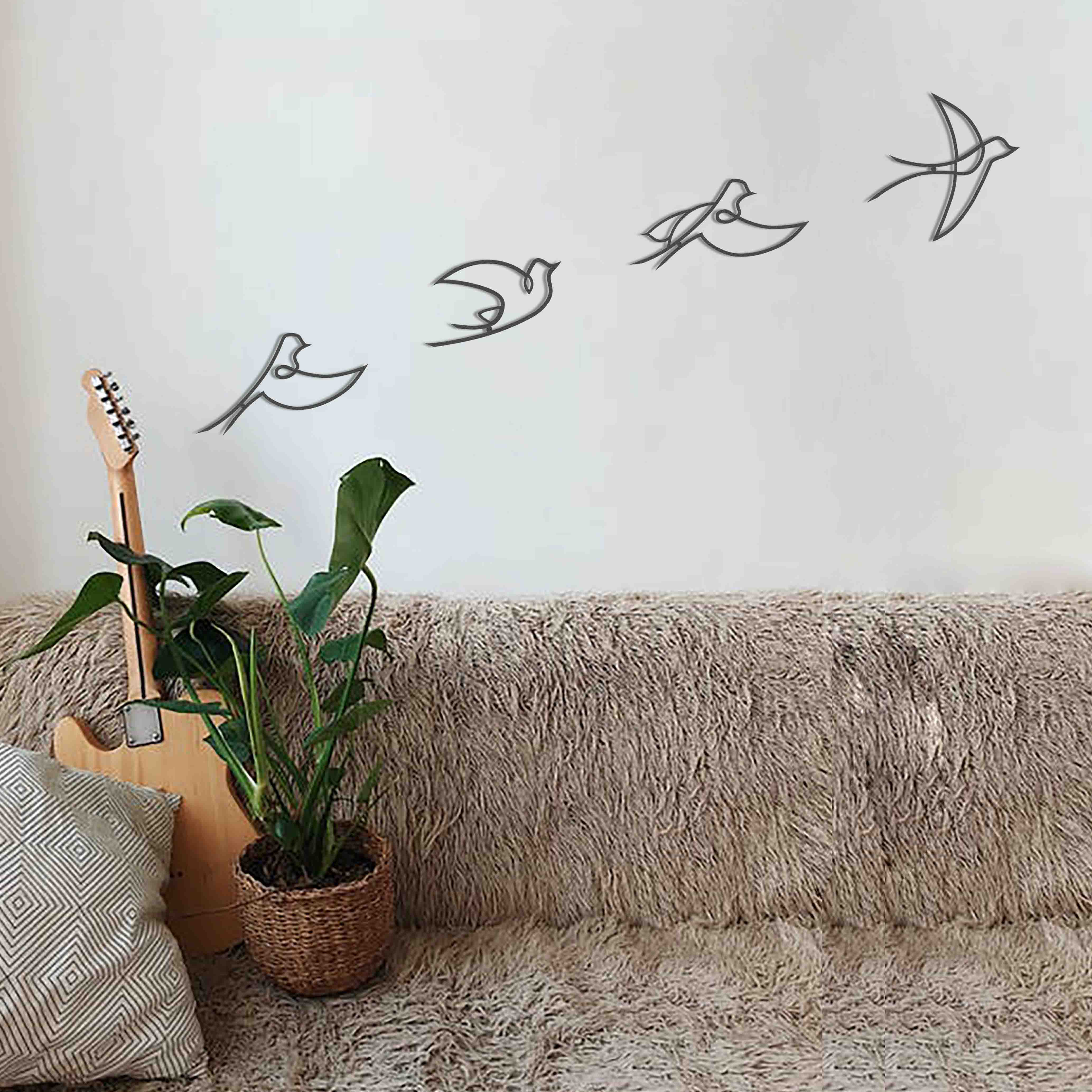 Artronauts Art Metal Wall Arts Flying Birds Metal