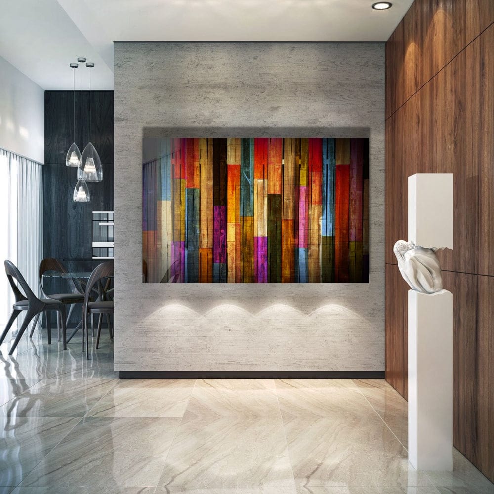 Artronauts Glass Print The Painted Woods