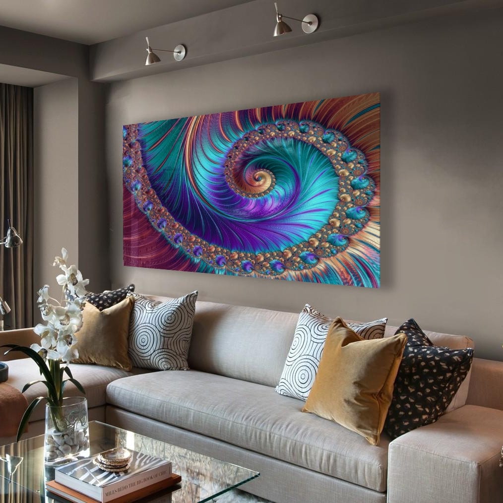 Artronauts Glass Print The Swirl