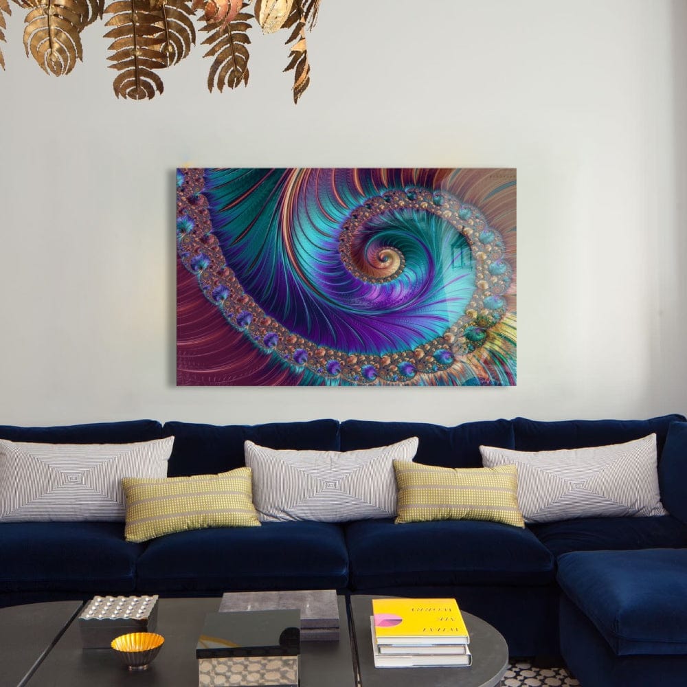 Artronauts Glass Print The Swirl