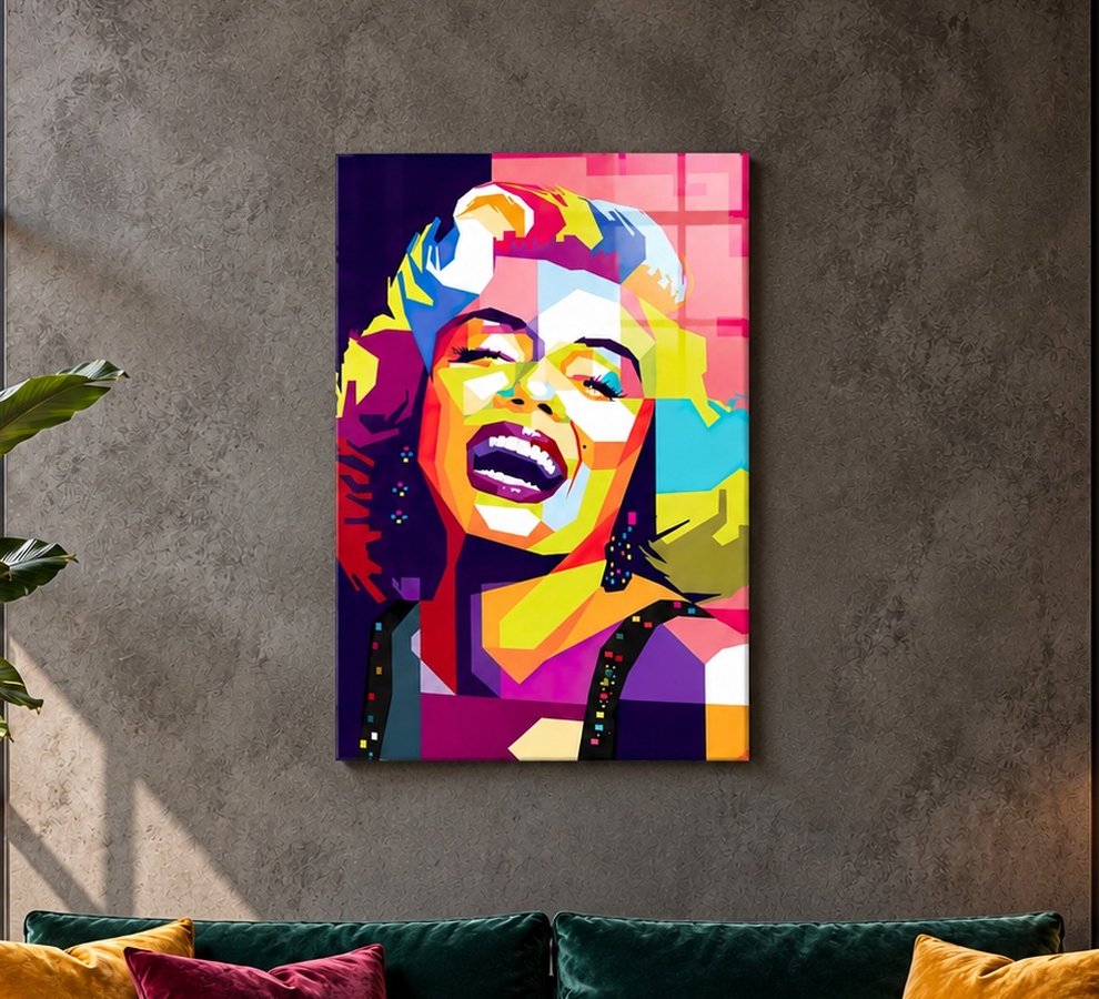 Famous glass wall art