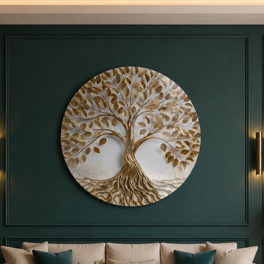 Tree of life glass wall art