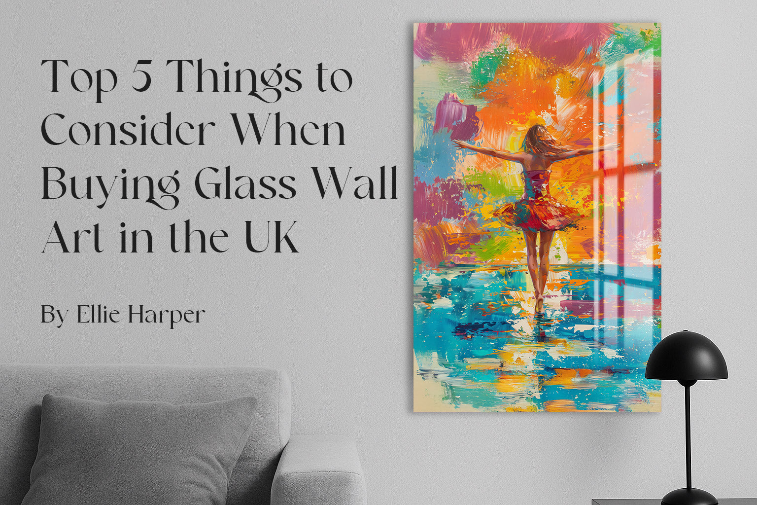 Top 5 Things to Consider When Buying Glass Wall Art in the UK