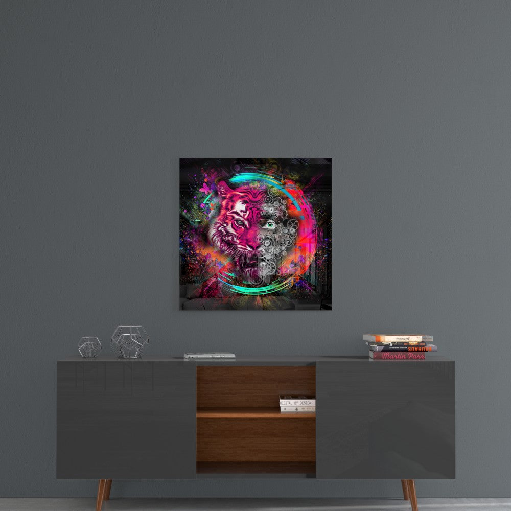 Square Glass Print Wall Art