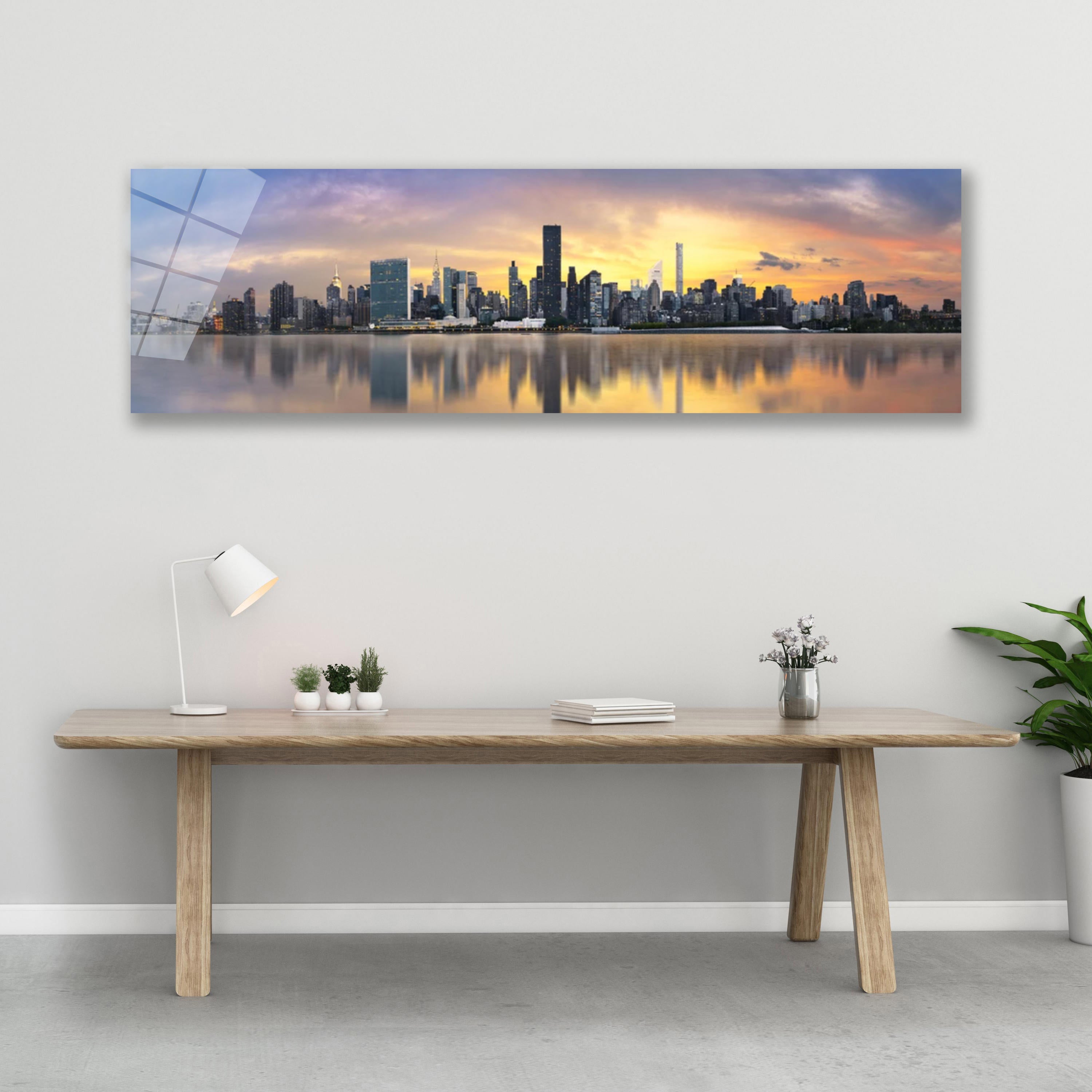 Panoramic Glass Print