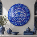 Cobalt Floral Medallion lifestyle view
