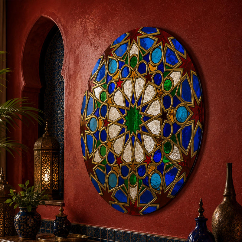 Moroccan Star Mosaic Medallion lifestyle view